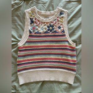 AE Colorful Sweater Vest